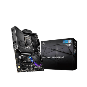 เมนบอร์ด <span class=keywords><strong>Z490</strong></span>สำหรับ MSI MPG GAMING <span class=keywords><strong>PLUS</strong></span> Desktop มาเธอร์บอร์ดที่มีช่องหน่วยความจำ DDR4เดียวชิปเซ็ต Intel ความจุแรมสูงสุด64 GB - Product Image 1
