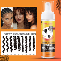 Mousse coiffante pour cheveux naturels 8 fl.oz 258ml Mousse pour tresses, torsades et perruques pour femmes Tous types de cheveux Prise en charge OEM et ODM