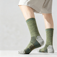 Chaussettes mi-mollet en laine épaisse, chaudes, anti-odeur, respirantes pour la randonnée, le trekking, le ski et les activités de plein air