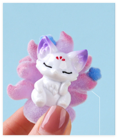 Fée amour renard chanceux enfants poupée aveugle sac Animal bricolage Anime résine Statues Miniatures Figurines à collectionner mignon bureau Mini jouet