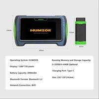 Nouveau scanner de diagnostic OBD Humzor 550EV 2025 pour véhicules électriques et voitures à énergie nouvelle, fonctions de service multilingues