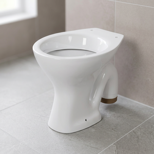 Inodoro de Porcelana Morvi India, Sanitario para Baño, con Sifón, Económico - Product Image 1