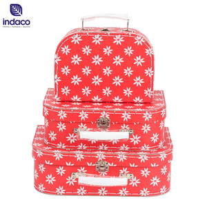 2026 New Mini <b>Luggage</b> with Pure Cardboard Box Handle, <b>Children's</b> Favorite Cardboard Packaging Box Wholesale - Product Image 2
