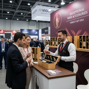 Boîte à vin en bois écologique pour une seule bouteille, idéale pour offrir en cadeau - Product Image 5