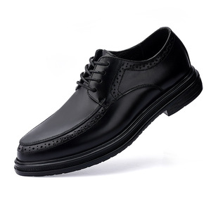 Zapatos de Vestir de Cuero Estilo Británico para Hombre, Talla Grande 2026, de Piel Vacuna con Cordones - Product Image 1