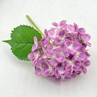 Bunga Hydrangea Buatan Tangan Berkualitas Tinggi dari Guangdong, Bahan PU, Gaya Modern, Pengiriman Cepat untuk Acara Bayi Baru Lahir