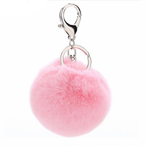 Porte-clés métallique personnalisé Rose or, en peluche, souris, mignon, accessoires, 5 pièces - Product Image 5