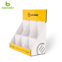 Boîte d'étagère de haute qualité carton ondulé papier emballage présentoir Pop Up expéditeur comptoir présentoir pour chargeurs de téléphone