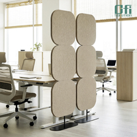 Cloison Acoustique en Polyester à Installation Facile, Absorption Sonore, pour Bureau et Espaces Commerciaux