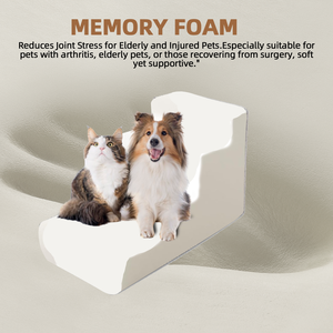 ODM ODM Op maat gemaakte traag schuim honden- en katten trappen, hondenopgangen voor trappen, hondenstappen voor banken en bedden met afneembare hoes - Product Image 3