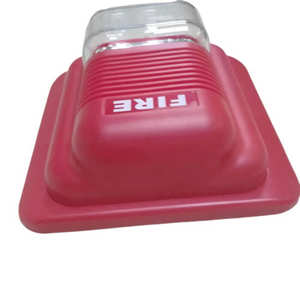 Sirène stroboscopique à feu conventionnelle d'usine avec lumière <span class=keywords><strong>flash</strong></span> LED DC 12V 24V système d'alarme <span class=keywords><strong>de</strong></span> détection d'incendie <span class=keywords><strong>de</strong></span> sécurité - Product Image 2