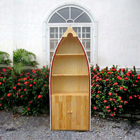 Meubles nautiques en bois en gros, étagère de sol en forme de bateau, finition naturelle, fabriqué au Vietnam, prix imbattable, GIA NHIEN CO.LTD