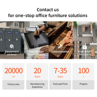 Meubles de bureau modernes en bois à bas prix en forme de L Ensemble de directeurs de bureau organisateur pour directeur avec armoire courte