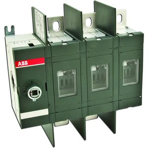 Disjoncteur non fusionné Abb Ot200u03, 200 ampères, 3 pôles, montage sur rail DIN, 240 volts, plastique, standard - Product Image 1
