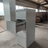 Classeur vertical à 4 tiroirs Classeur en métal à quatre tiroirs Armoire en acier