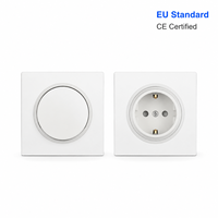 Prise murale de luxe EU, 0,6 mm d'épaisseur, laiton haute conductivité, 250V 10A, appareil électrique certifié CE pour projets hôteliers