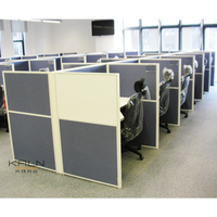 Poste de travail modulaire moderne de haute qualité en mélamine de niveau E0 2026, bureau de direction OEM, table de bureau commerciale personnalisée