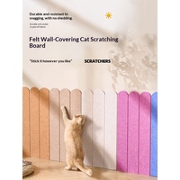 Tapis à gratter pour chat en feutre, résistant à l'usure, sans peluches, durable, résistant aux rayures, auto-adhésif, protège le canapé