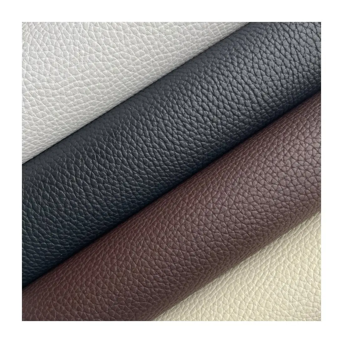 Genuine Leather Touch Embossed PVC Bonded Leather For Furniture