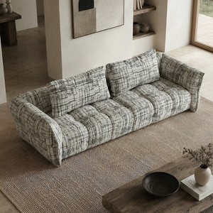 Canapé en tissu style Wabi-sabi <span class=keywords><strong>Monet</strong></span> pour salons de villas, canapé en chenille pour usage domestique - Product Image 3