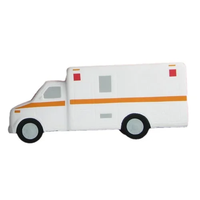 Balle anti-stress personnalisée en PU en forme d'ambulance