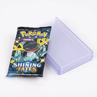Booster Pack Toploaders Sealed Promo PVC Card Holder Pokemoned YuGiOh Hard Sleeve Top Loaders Pour Booster