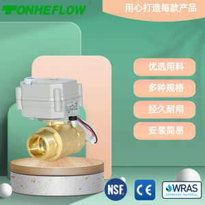 Vanne à boisseau électrique Tonhe DN25 filetée à deux voies pour eau et air, pression de fonctionnement 650 psi - Product Image 4