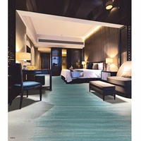 Tapis d'hôtel sur mesure Axminster, tissé jacquard, fabriqué à la machine, résistant aux taches, écologique, pour hall d'hôtel, salle de bal, couloir, hôtellerie
