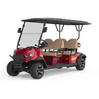Voiturette de golf électrique 48V 72V Club Car Options 4 places Voiturette de golf Chasse Service personnalisable Équipée d'une batterie au lithium