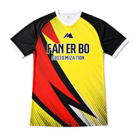 Maillot de football personnalisé 2026 pour homme avec nom de l'équipe, logo, numéros, manches courtes, respirant, séchage rapide, polyester
