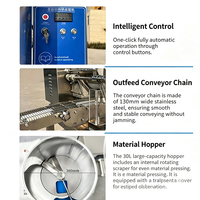 Machine automatique de moulage de galettes de viande pour hamburgers en acier inoxydable SUS304, haute efficacité, 2100 pièces/h