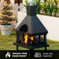 Guangdong Garden Heater Brasero en acier à bois avec pioche