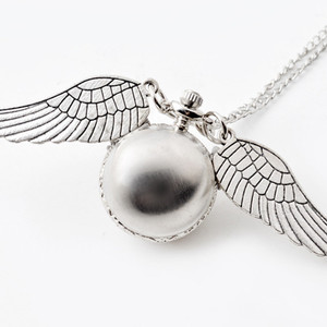 Lippert Snitch Quidditch Necklace Pocket <strong>Watch</strong> Retro Flip Ball Hanging <strong>Watch</strong> Jewelry Student <strong>Watch</strong> - Product Image 5