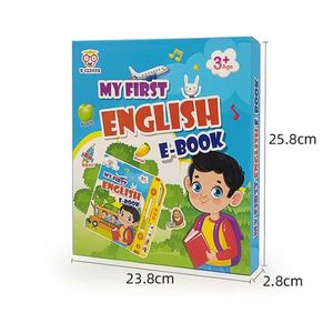 Livre électronique sonore rechargeable pour enfants Zhorya, machine d'apprentissage intelligente en anglais - Product Image 3