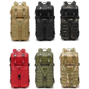 OEM Unisex Tactical <b>Backpack</b> Oxford Material Camouflage Pattern Polyester Lining Molle Assault Pack <b>Trekking</b> Hunting Fashion Use - Product Image 2
