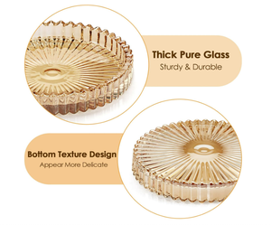 Sottobicchieri Moderni in Vetro Trasparente - Sottobicchieri in Cristallo per Tavolo da Caffè, Ufficio, <span class=keywords><strong>Cucina</strong></span> e Altro - Product Image 4