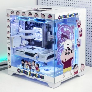 Custom Mid-Tower MATX Mini Desktop <strong>Gaming</strong> <strong>PC</strong> <strong>Case</strong> with Triple-Sided Full-View Tempered Glass Panel <strong>Gaming</strong> Computer <strong>Case</strong> - Product Image 3