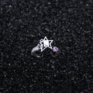 แหวนเพชรสีม่วงสำหรับคอสเพลย์การ์ตูน kujo jotaro <span class=keywords><strong>jojo</strong></span> bizarre ผจญภัยหินโอเชียน - Product Image 3