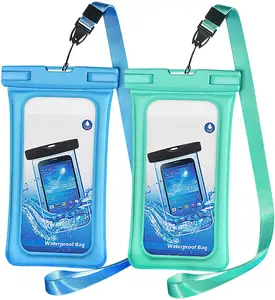 Bolsa universal para celular ip68, touch screen, à prova de poeira, à prova d' água, bolsa para telefone móvel, praia