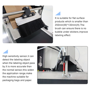 Tốt nhất bán tự động phẳng máy dán nhãn hộp/Thẻ Nhãn Applicator Sticker máy in máy labeler giá - Product Image 5