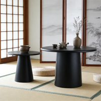 Table basse moderne de haute qualité, design moderne, meubles de salon en métal, ronde, simple