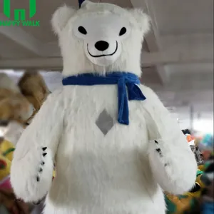공장 가격 블루 리본 풍선 북극곰 2-3m 마스코트 만화 의상