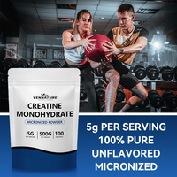 Créatine monohydrate en poudre en vrac pour la nutrition sportive 500g Complément alimentaire à étiquette privée
