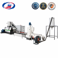 Ligne de granulation de plastique monophasée à haute efficacité, granulateur de compactage pour machine de recyclage de films PP PE