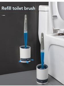 Meilleur Nouveau Distributeur de Savon pour Toilettes, Brosse de Nettoyage WC en Silicone TPR - Product Image 4