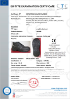 Chaussures de sécurité Deltaplus Chili, certifiées CE, en acier noir, avec embout en acier ESD, fabricant de chaussures de sécurité