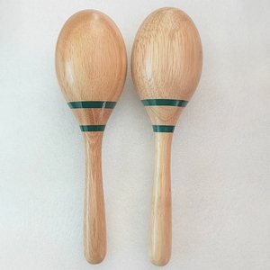 Maracas en bois en gros, jouet à secouer, instrument de percussion à billes de sable, jouet musical éducatif précoce pour la maternelle - Product Image 2