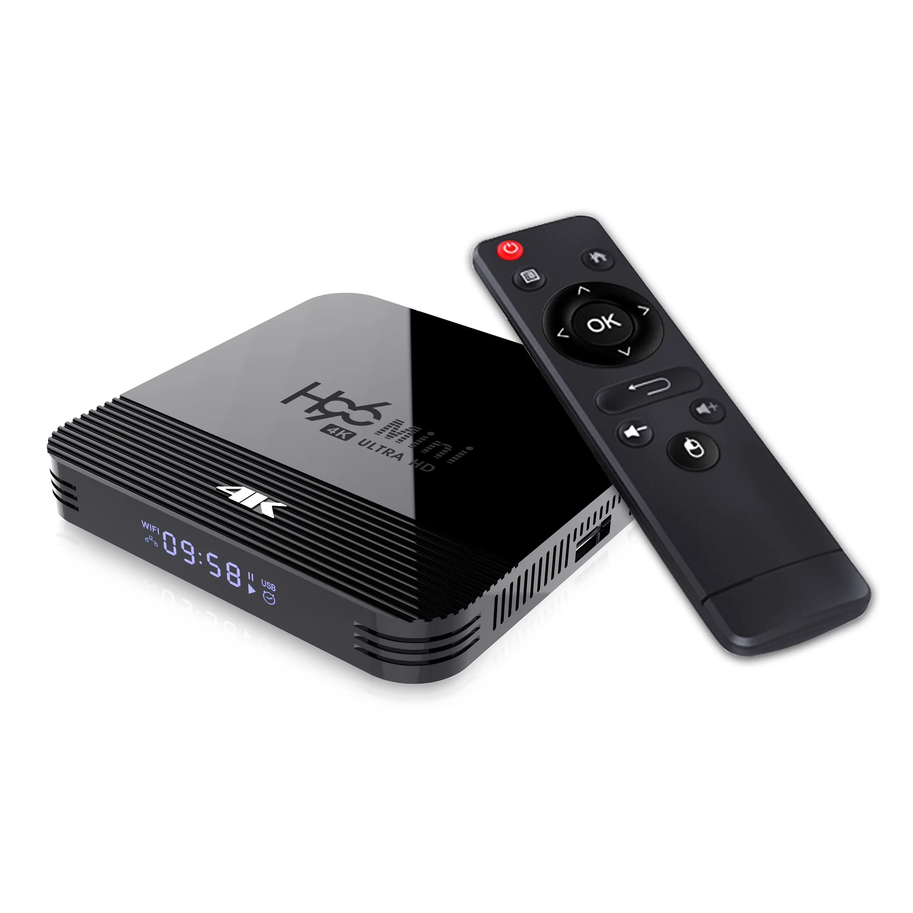 Cost-effective customize software download android smart internet tv free to air cable set top box H96 mini h8