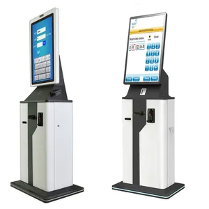 Crtly Self-service Cheque Transcation Bill Payment Kiosk Banknote Money Cash Dispenser And Cash Acceptor