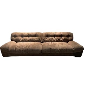 Customize Modular Sponge Leather Cloud High-<b>end</b> Minimalist Living Room Furniture Fabric - Product Image 1